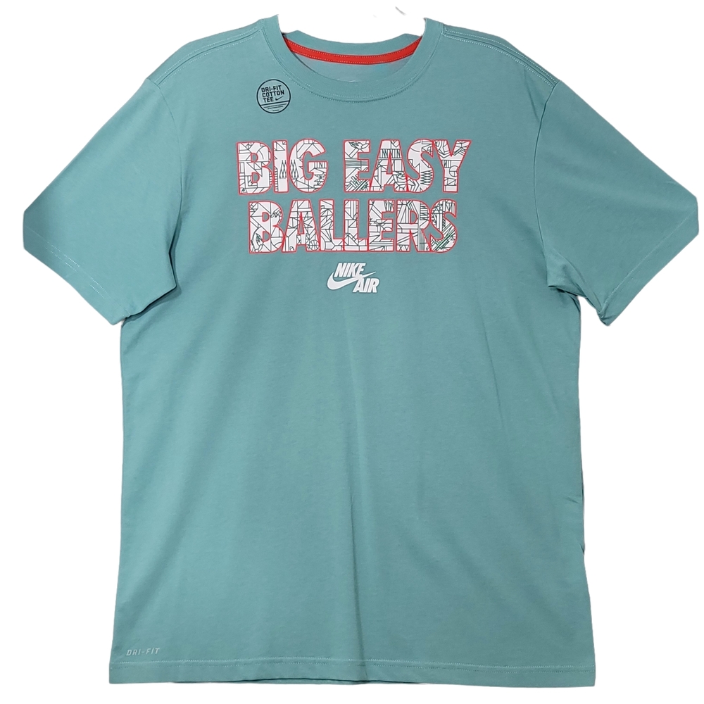 Nike Air Nola Gumbo League Big Easy Ballers T-Shirt Men's LG